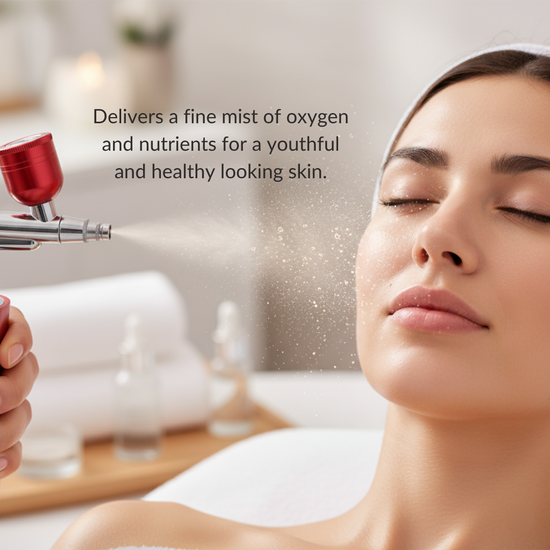 Professional Water Light Oxygen Facial Machine - For Deep Hydration & Glow