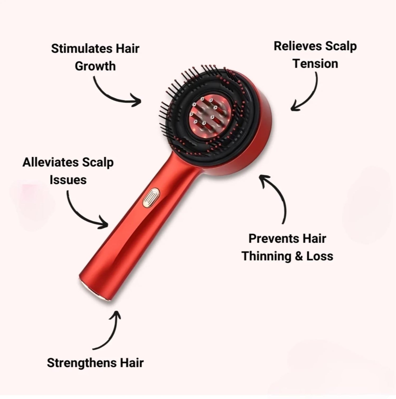 BUKHIRA™ Red Light Therapy Circular Massage Comb